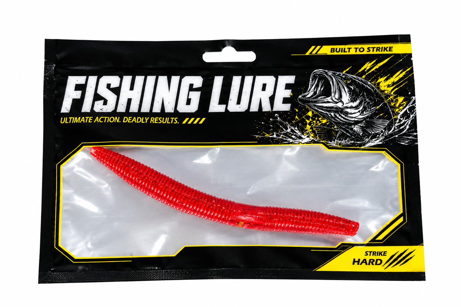 Red SENKO worm soft plastic lure – Lures With Love